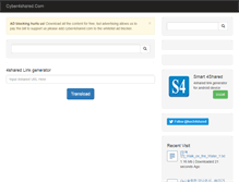Tablet Screenshot of cyber4shared.com